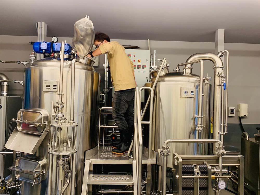 300L Combined 3 Vessel Brewing System in Japan--NAT. BREW